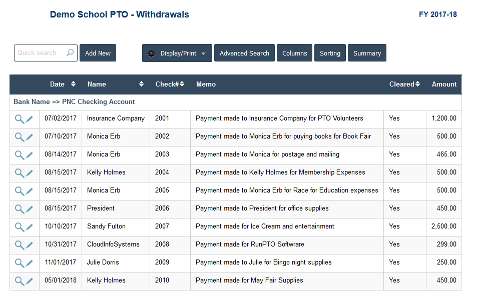 PTO Accounting Software - PTO Expenses