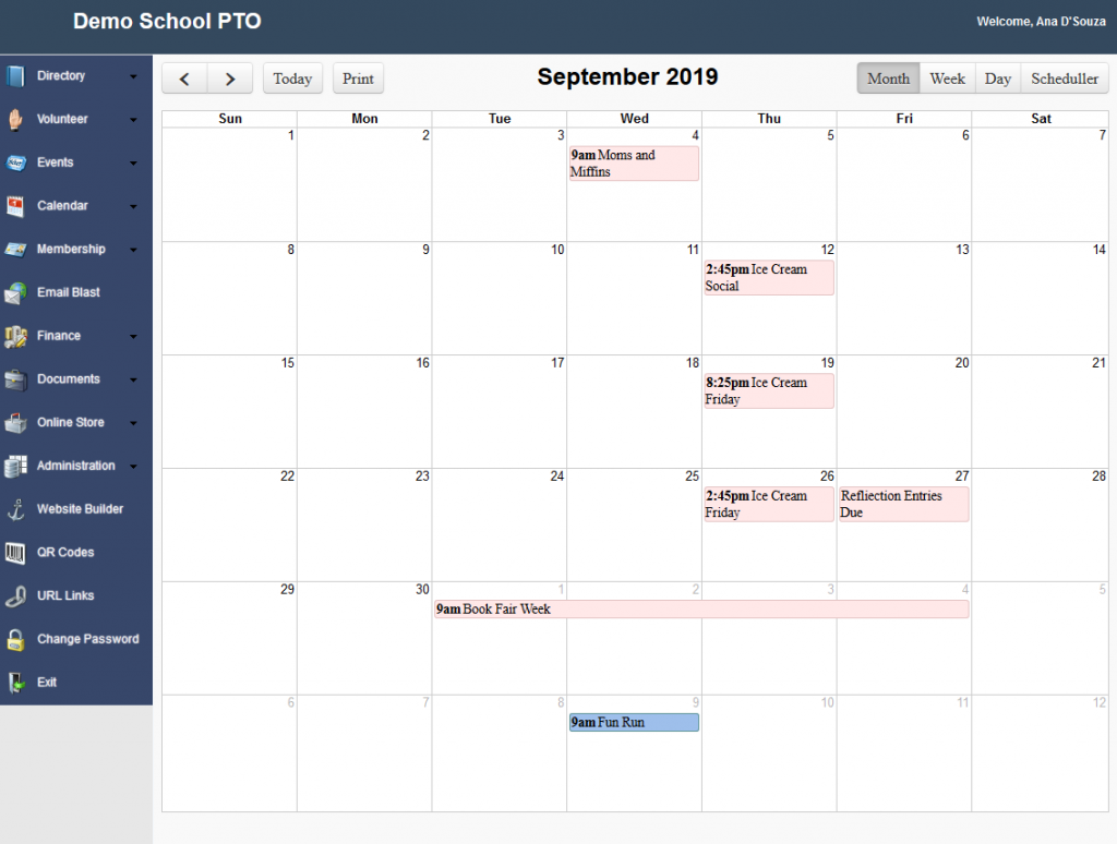 RunPTO Calendar Management