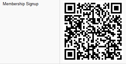 RunPTO Membership Signup QR Code