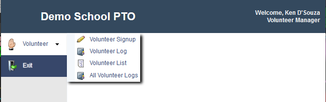 Volunteer Manager Portal