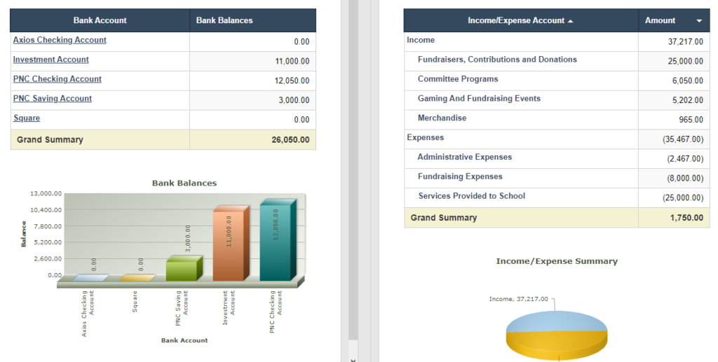 RunPTO Financial Dashboard