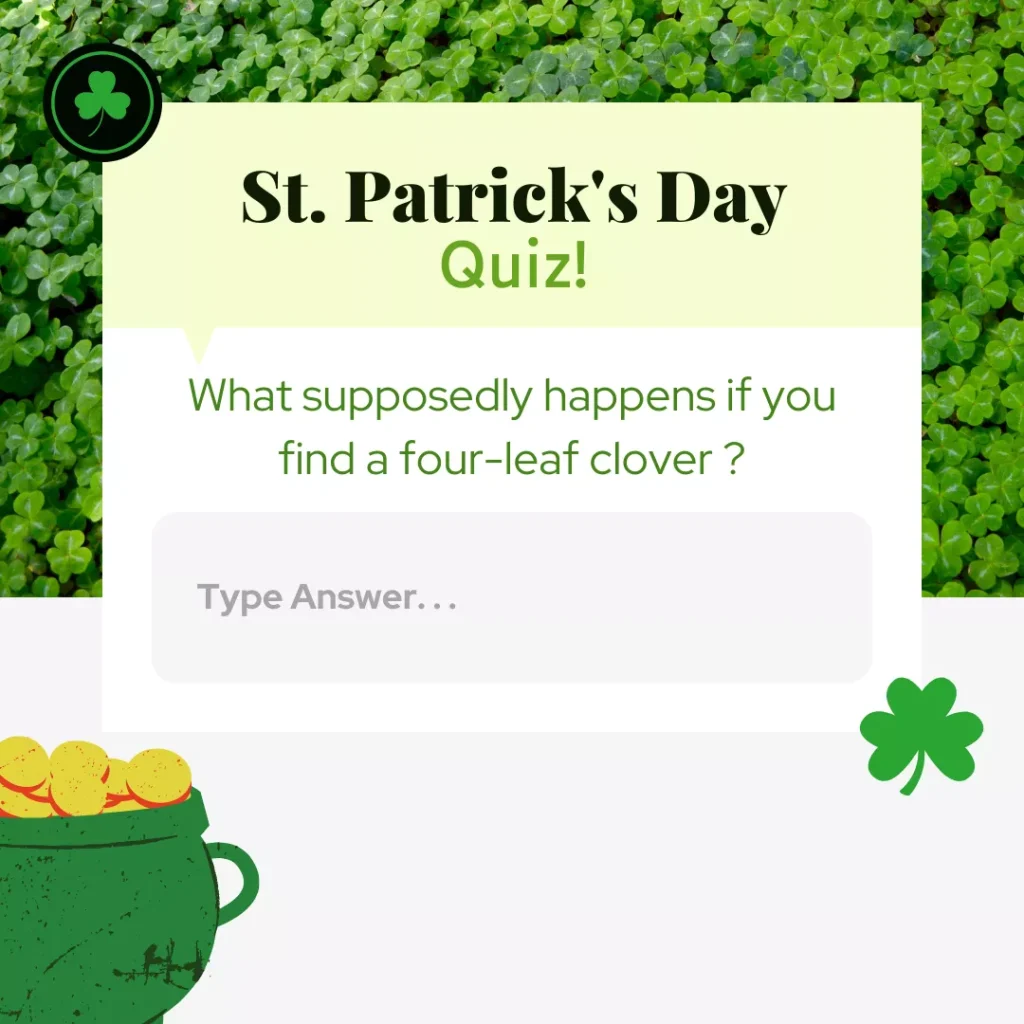 St. Patrick's day Quiz